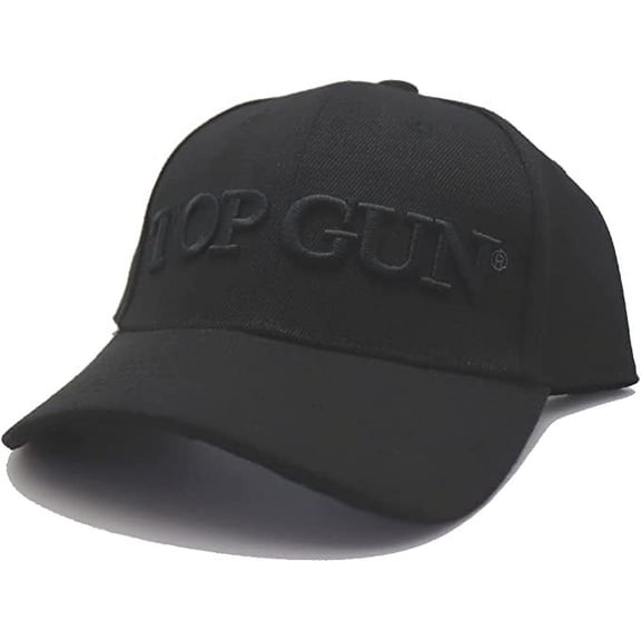 Top Gun® Official Stealth Logo Cap Black