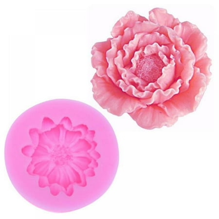 

Sacredtree 3D Peony Flower Shape Cake Baking tool Silicone Jello Sugar Chocolate Fondant Molds