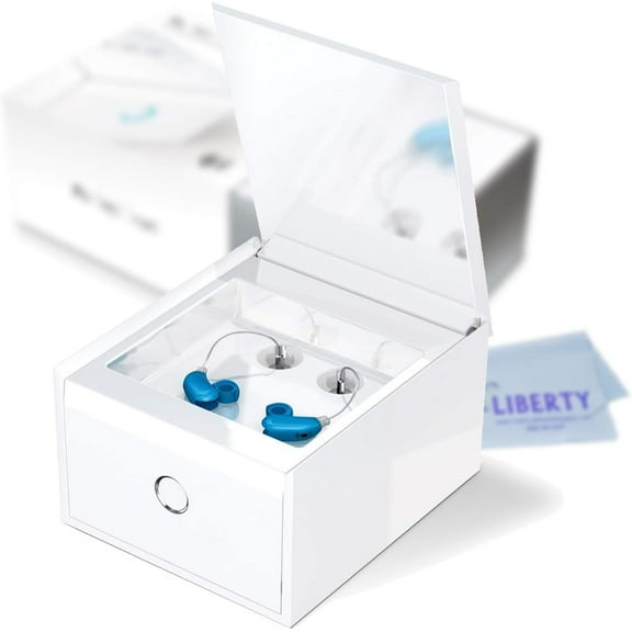 PerfectClean Hearing Aid Cleaning System - The Only Electronic Medical Device for Comprehensive Hearing Aid Maintenance - Including Cleaning, Dehumidification and UV-C Disinfectant