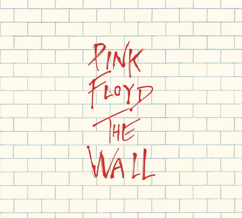 what is tbe difference between pink floyd the wall album cover with words and no words