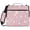 White Roses and Vines, variant on Zipper Binder with Shoulder Strap 2 inch 3 Ring Waterproof File Folder Organizer Bag 500 Sheet White Flowers and Leaves