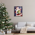 thumbnail image 2 of Stupell Industries Vintage Jolly Santa Window Graphic Art Luster Gray Floating Framed Canvas Print Wall Art, Design by Arrolynn Weiderhold, 2 of 6