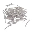 thumbnail image 2 of Abbracc 50 Pièces en Métal Gravé Tube Incurvé Entretoise Nouilles Perles Colliers, 2 of 9