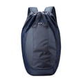 thumbnail image 1 of jinwen Drawstring Backpack Fitness Drawstring Gym Bag for Shopping Badminton Tennis Dark Blue, 1 of 9