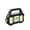 Black, variant on Multi-Function Outdoor Work Light with Solar Rechargeable Battery, USB Charging, Water-Resistant Build, Handheld Portable Camping & Emergency Lamp
