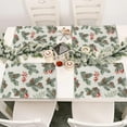 thumbnail image 4 of Winter Pine Cone Needle Branch Berry Placemats Set of 4, Watercolor Botanical Tabletop Dining Table Place Mats Home Kitchen Decor, Christmas Farmhouse Holiday Rustic Decoration 12 x 18 Inch, 4 of 6