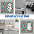 thumbnail image 4 of 1-Gang Screwless Pioneer Floral Decorative Wall Plates,Size 1-Gang 2.9"W X 4.7"H,Unbreakable Thermoplastic Faceplate Cover for Kitchen Living Room Bedroom Decorator Receptacle Outlet Switch, 4 of 5