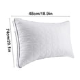 thumbnail image 3 of EGNMCR 1pc Pillows Hotel Pillows Bed Pillows For Sleeping Pillows For Sleeper Back And Stomach Sleeper For Sleeping On The Side On The Back Or On The Stomach PillowS PillowS, 3 of 6