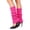 Hot Pink, variant on Women's Neon Knit Leg Warmers Candy Color Slouch Socks Fall Winter Crochet Boot Cuffs Size Free Size