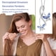 thumbnail image 3 of Minnieouse Collar de mujer decorativo elegante exquisito reemplazo plateado que no se desvanece chicas señoras gargantilla colgante joyería Ropa, zapatos y accesorios Miscelánea, 3 of 6