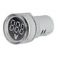 thumbnail image 4 of Voltímetro digital con pantalla LED redonda para bricolaje, CA 12-500 V Blanco, 4 of 9