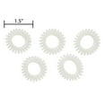 thumbnail image 3 of (3 pack) Offray Clear 1 1/2 Inch Mini Coil Hair Ties / Hair Band, 5 Pieces, 3 of 9