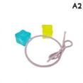 thumbnail image 2 of Anime BOCCHI THE ROCK Corde à Cheveux Jaune Bleu Cube de Glace Élastique Élastique pour Cheveux Cosplay, 2 of 6