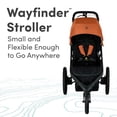 thumbnail image 2 of BOB Gear Wayfinder Jogging Stroller with Snack Tray, Independent Dual Suspension, Air-Filled Tires, and 75-Pound Weight Capacity, Canyon, 2 of 5