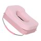 thumbnail image 5 of Almohada para siesta de escritorio, cojín para dormir, suave, con patas dobladas, portátil, boca abajo, cojín curvo para niños, aulas, viajes Rosa, 5 of 8