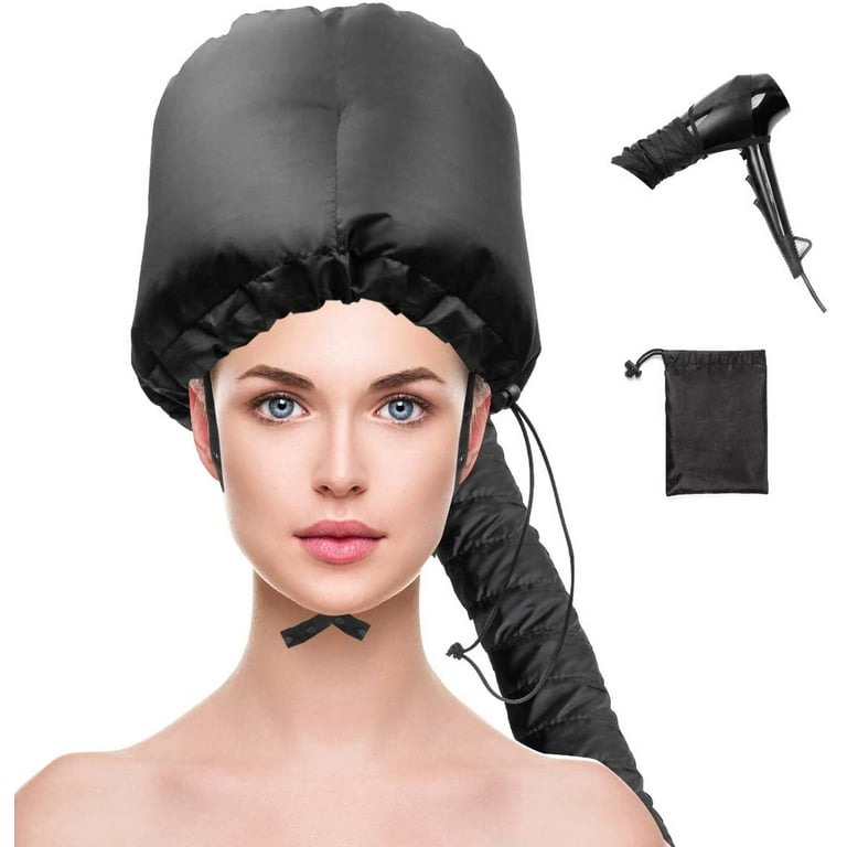 Heldig Bonnet Hood Hair Dryer Attachment Adjustable Extra Large Hooded Bonnet for Hand Held Hair Dryer with Stretchable Grip and Extended Hose LengthB Walmart