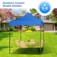 thumbnail image 5 of SANOPY 6.6 x 6.6 FT Pop Up Canopy Tent, Heavy Duty Canopy Easy Set up All Weather Waterproof Outdoor Canopy Tent for Parties, Beach, Garden, Camping with 1 Handbag, 3 Adjustable Heights, UPF50+, 5 of 8