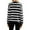 Black, variant on MIXUE Boho Tops For Women Autumn Winter Striped Print Round Neck Long Sleeve Casual Tshirts Outwear,Black,M