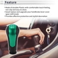 thumbnail image 3 of Perilla de cambio manual de 5 velocidades Unique Bargains para Chevrolet Spark 11-16, plástico verde y negro, 3 of 7
