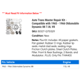 thumbnail image 2 of Auto Trans Master Repair Kit - Compatible with 1965 - 1966 Oldsmobile Dynamic 88 7.0L V8, 2 of 2