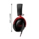 thumbnail image 3 of Wire – Gaming Headset For PC, 53mm Angled Drivers, Memory Foam, 10mm Microphone – Black/Red,20 h de Autonomía, Micrófono, Compatibles con iPhone Android y Dispositivos Bluetooth, 3 of 6