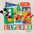 thumbnail image 3 of Disney Standard - Its Fun To Explore - Toddler & Youth Crewneck Fleece Sweatshirt, 3 of 5