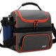 thumbnail image 1 of Bolsa frigorífica MIER con aislamiento de 2 compartimentos, gris y naranja, 1 of 7