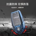 thumbnail image 5 of Funda para llave de BMW con pantalla LCD 740li/730, carcasa 530Le, pantalla táctil, botón Gt, sistema 6/x7, bolsa con textura de cuero para coche, 5 of 5