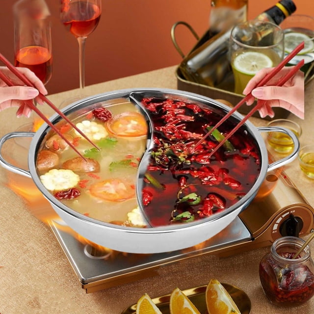 Olla Caliente De Acero Inoxidable Perfecl Dividida 32cm