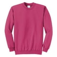 thumbnail image 5 of Yellow Rooster Men's Core Fleece Classic Crewneck Sweatshirt Sangria 3XL, 5 of 6