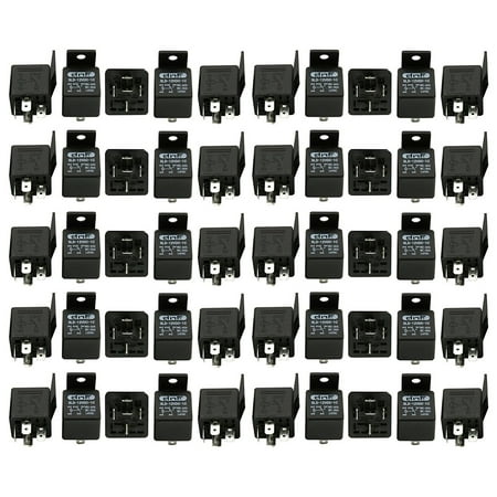 DNF (50 Pack) 30/40 AMP 12V Bosch Style SPDT Relay