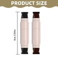 thumbnail image 3 of Double-Ended Liquid Eyeliner With Stamp - Black - 1 Pencil, Precision Eyeliner Stamp Double Head Liquid Eyeliner Stamp Pens Easy Cat Stencil Makeup Tool Long Lasting Smudgeproof（2. Makeup Organizers, 3 of 9