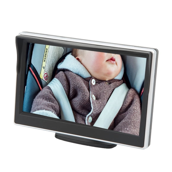Cámara Del Coche Del Bebé Del Asiento Trasero, Espejo Del Coche Del Bebé DC 12V A 24V 120 Que Gira El Universal De 5 Pulgadas Para El Vehículo
