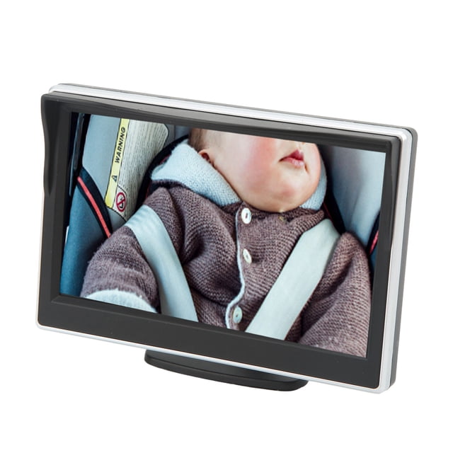 Cámara Del Coche Del Bebé Del Asiento Trasero, Espejo Del Coche Del Bebé DC 12V A 24V 120 Que Gira El Universal De 5 Pulgadas Para El Vehículo