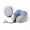 Gray, variant on Cooling Ice Silk Travel Neck Pillow, Memory Foam 360° Head & Chin Support, Adjustable, for Airplane （Grey）