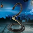 thumbnail image 3 of Serpientes Falsas, Serpientes De Goma Realistas, Juguetes De Serpiente Negra, Accesorios De Jardín Para Bromas Y Decoración De Halloween, 3 of 7