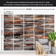thumbnail image 3 of Surface Background Wallpaper Wall Mural - Cedar Wood Combo, 3 of 5