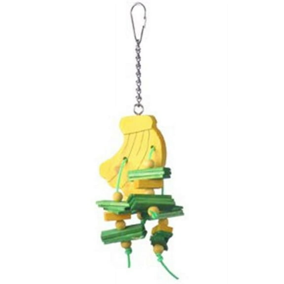 A&E Cage HB01412 Happy Beaks Banana Bird Toy - Small