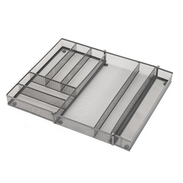 Mainstays Mesh Utnsil Cutlery Tray Expandable