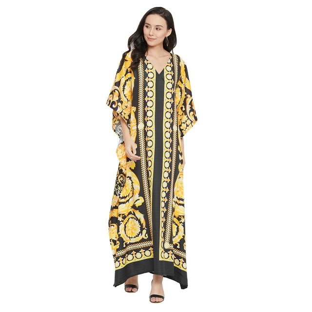 Caftans Longs pour Femmes Grande Taille Robe Caftan Robe de Soirée Fête Été Plage Robe d'Été Manches Kimono Longues Robes Décontractées en Ligne