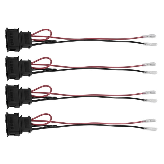 Unique Bargains 4pcs Car Speaker Connector Harness Adapter for VW Passat 1996-2003 for VW Polo 2000-2024 for VW Scirocco 1996-2024 for VW CC 2009-2015
