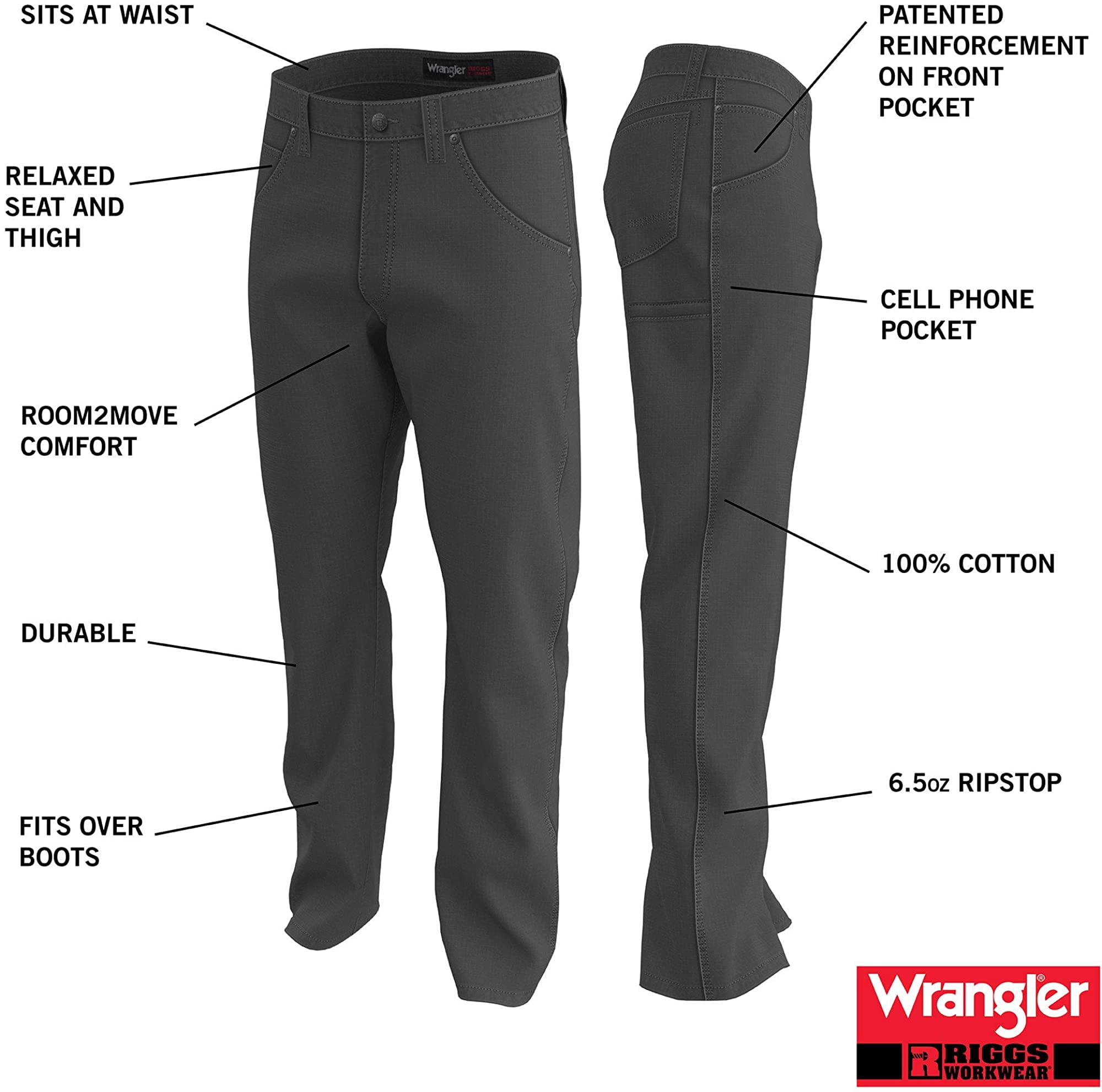 Wrangler Riggs Workwear Mens Technician 