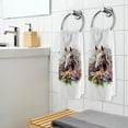 thumbnail image 5 of Ryvnso Horse and Bird Hand Towels Set for Bathroom Cotton Face Towel Decorative 15.5x29.5 inch, 5 of 7