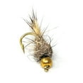 thumbnail image 3 of Creative Angler Gold Bead Hares Ear Fly Fishing Flies. 1 Dozen Flies, 3 of 3