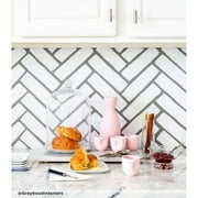 Herringbone Brick Allover Wall Stencil