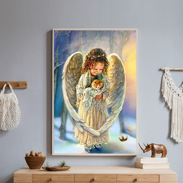 Angel Intimate Lovers 5D DIY Paint By Diamond Kit