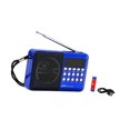 thumbnail image 4 of Radio portátil Alta fiabilidad multifuncional para reproductor de radio de viaje en casa Azul, 4 of 8