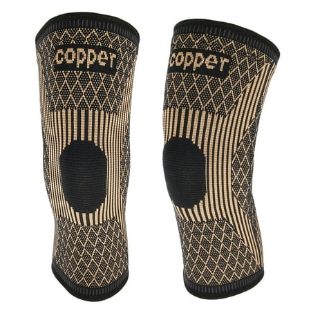 

Toorise Copper Nylon Knee Pads Compression Exercises Elastic Exercises Basketball Bicycles Joint Pain