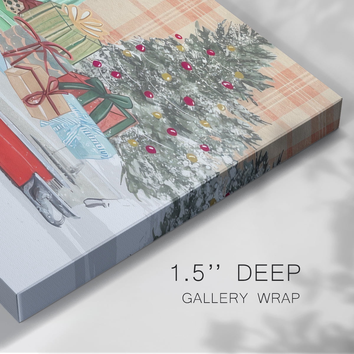 Santa on Wheels II- Gallery Wrapped Canvas