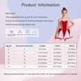 thumbnail image 7 of YIZYIF Kids Girls Christmas Mesh Ballet Tutu Dress Candy Cane Costume Spaghetti Straps Stripes Print Figure Skating Dress Red 10, 7 of 7
